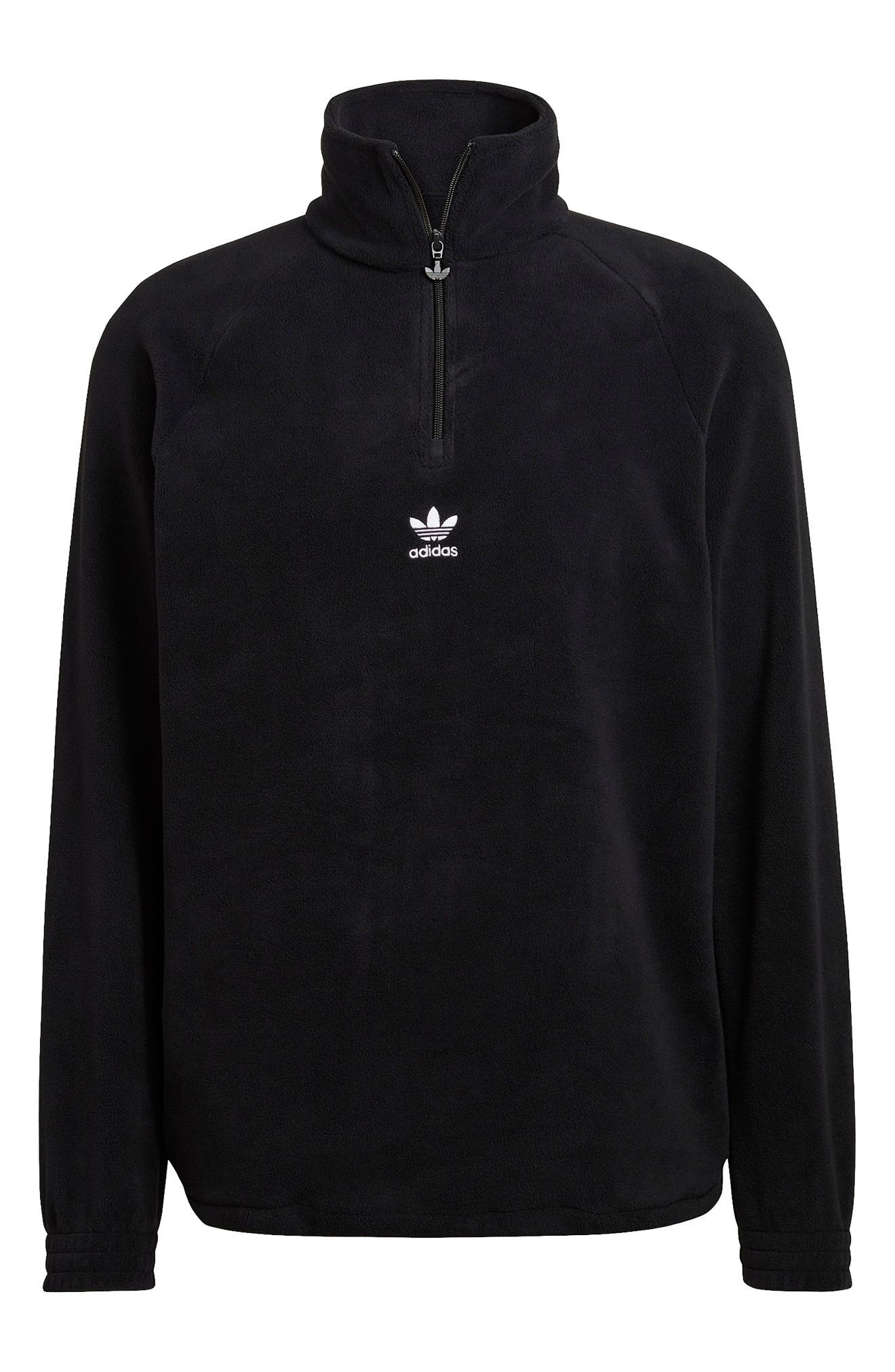 adidas jacket half black half white