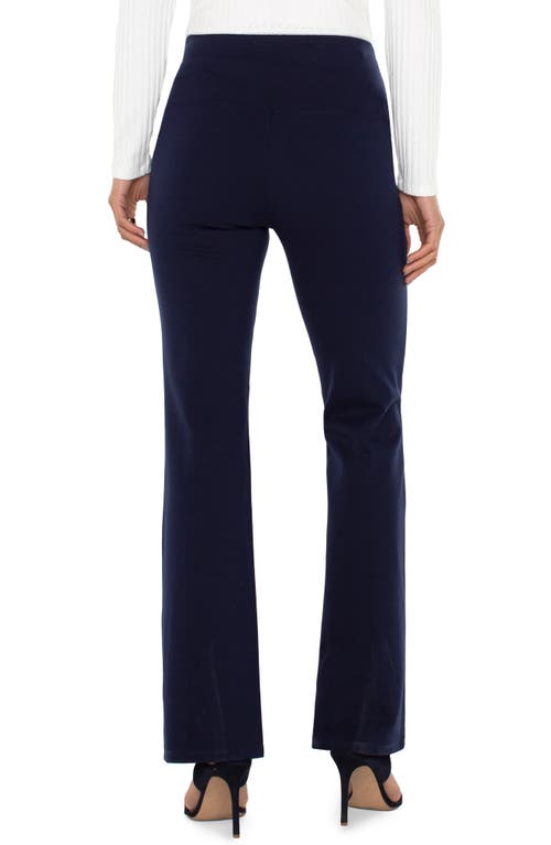 Shop Liverpool Pearl High Waist Flare Leggings In Cadet Blue