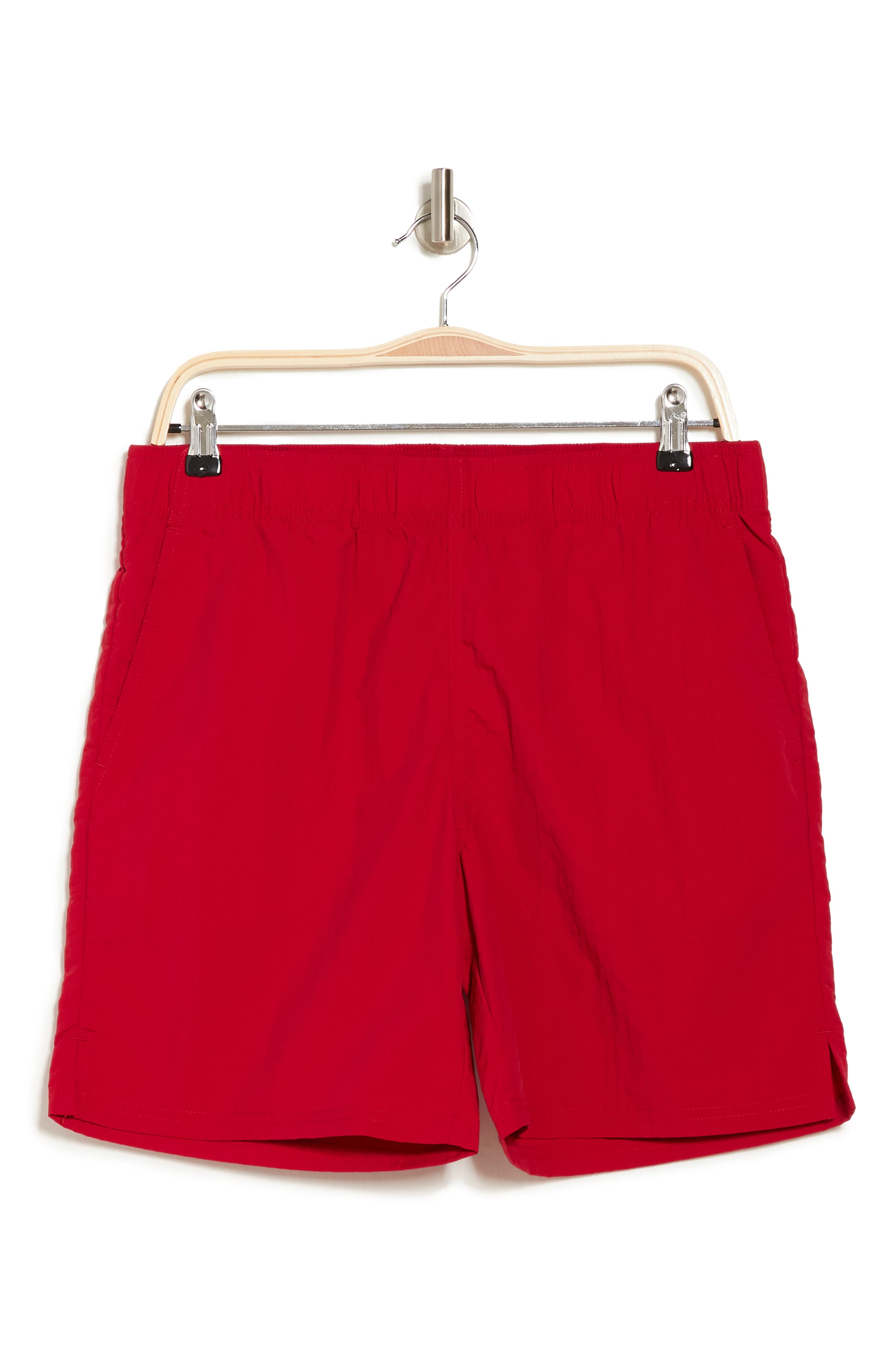Abound Nylon Shorts In Red Chili