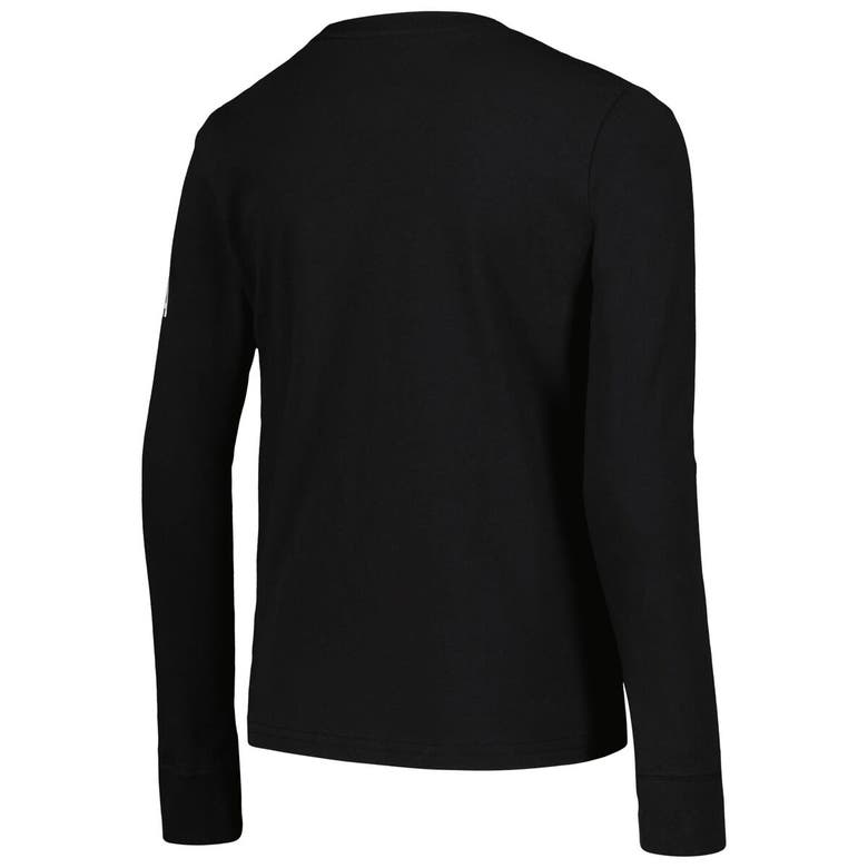 Shop Jordan Brand Youth  Black Charlotte Hornets Swoosh Long Sleeve T-shirt