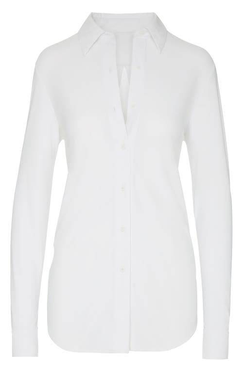 Commando Classic Button-down Shirt In White
