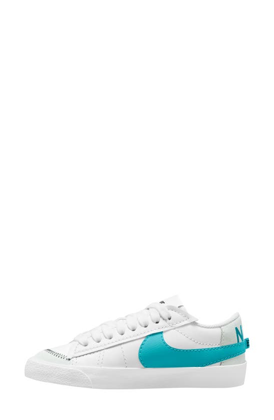 Shop Nike Blazer Low '77 Jumbo Sneaker In White/ Cactus/ Summit White