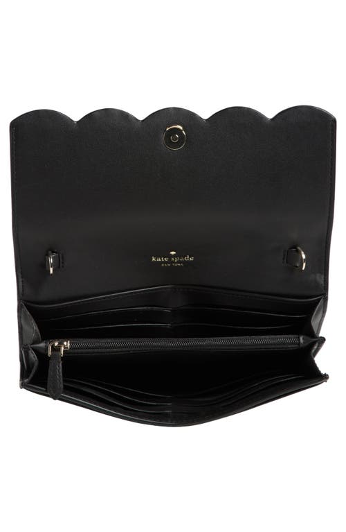 Kate Spade New York Gemma Wallet On A Chain Shoulder Bag In Black