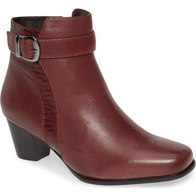 David Tate Berlin Bootie, WW - Burgundy