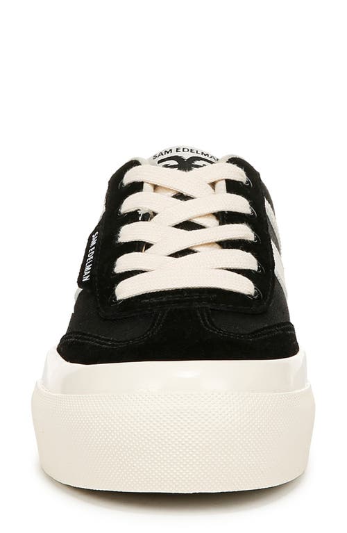 Shop Sam Edelman Simone Platform Sneaker In Black/sugar