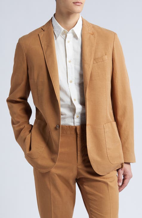 Khaki Cotton Sport Coat