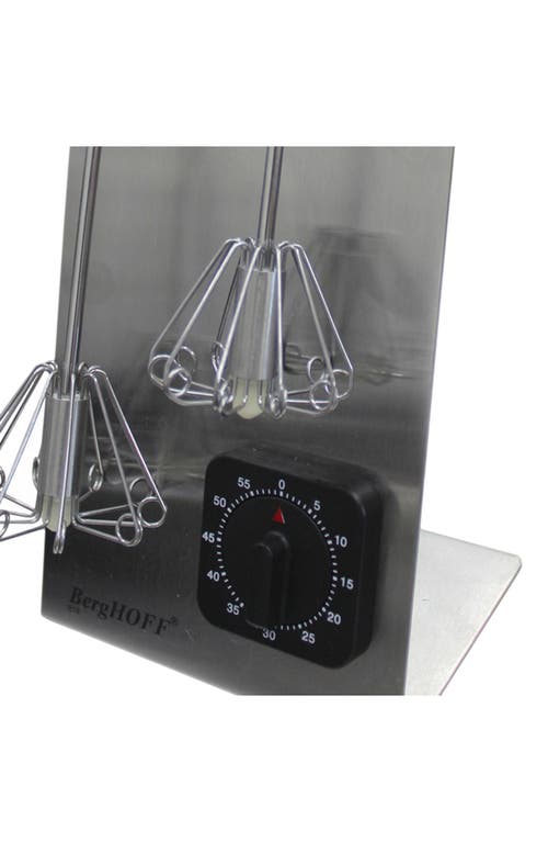 Berghoff 2-piece Whisk Set With Timer In Silver