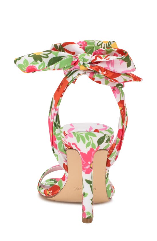 Nine West Kelsie Ankle Tie Sandal In Medium Pink