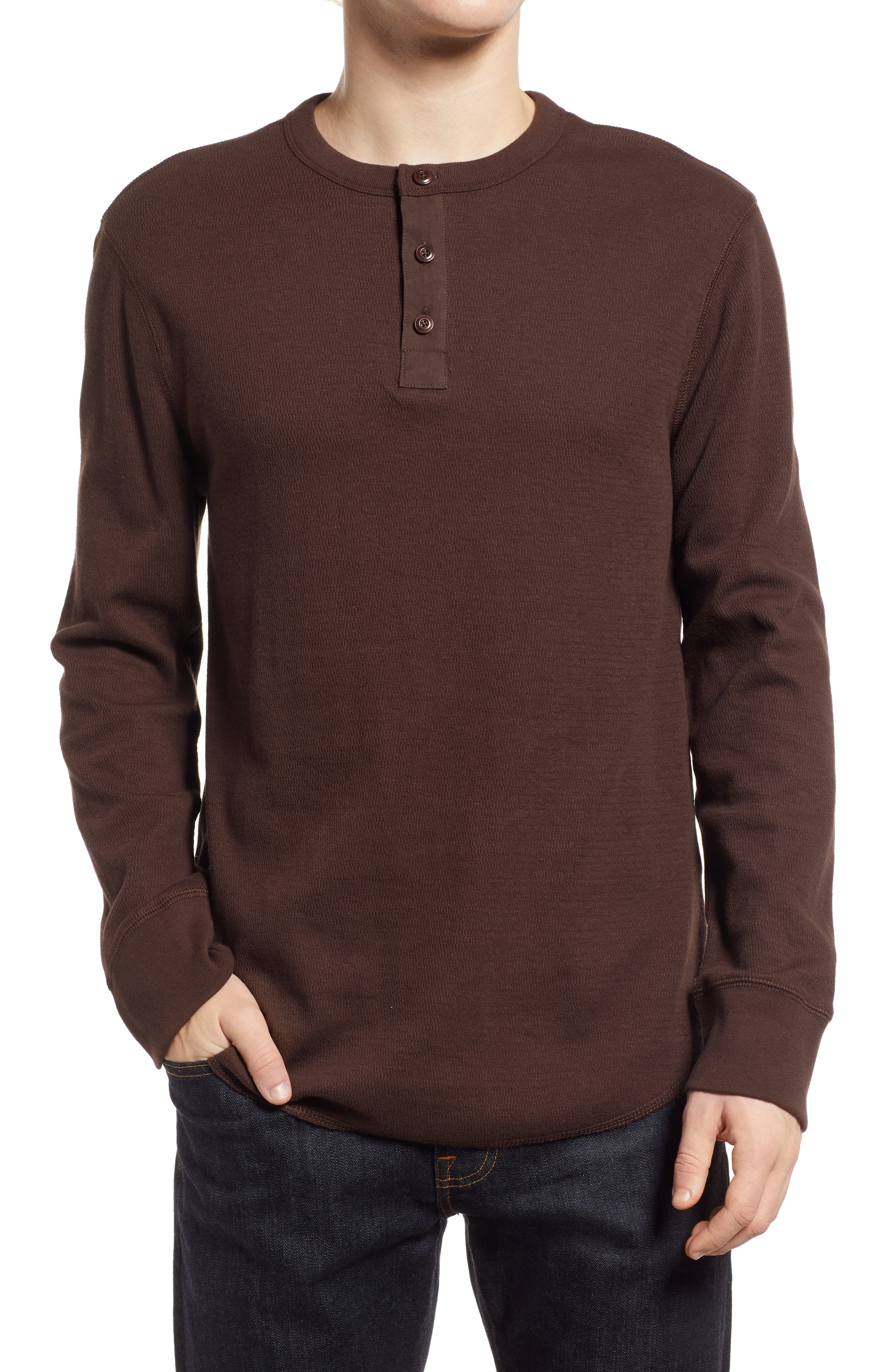 henley thermal top