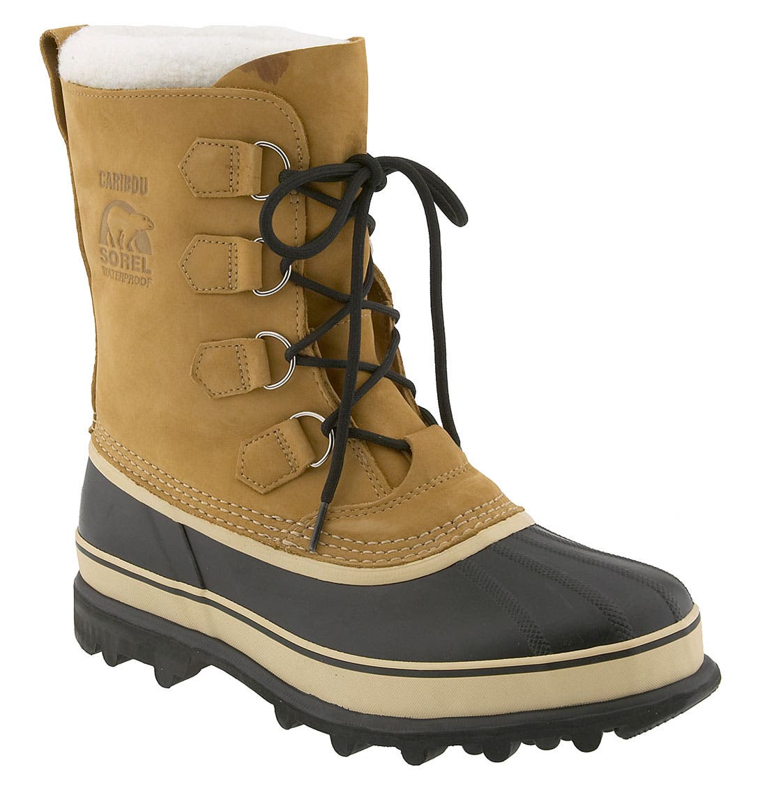 Size 11 SOREL 'Caribou' Boot in Light Beige at Nordstrom, 