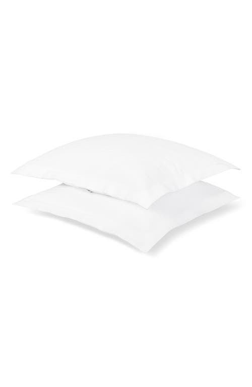 H BY FRETTE Waves Set of 2 Pillow Shams in White at Nordstrom, Size Euro