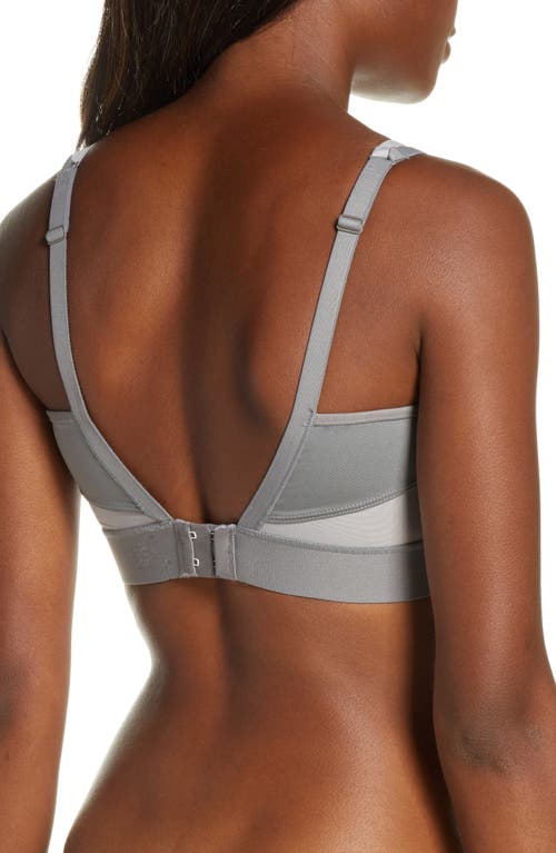 Shop Natori Gravity Contour Underwire Sports Bra In Grey/lead