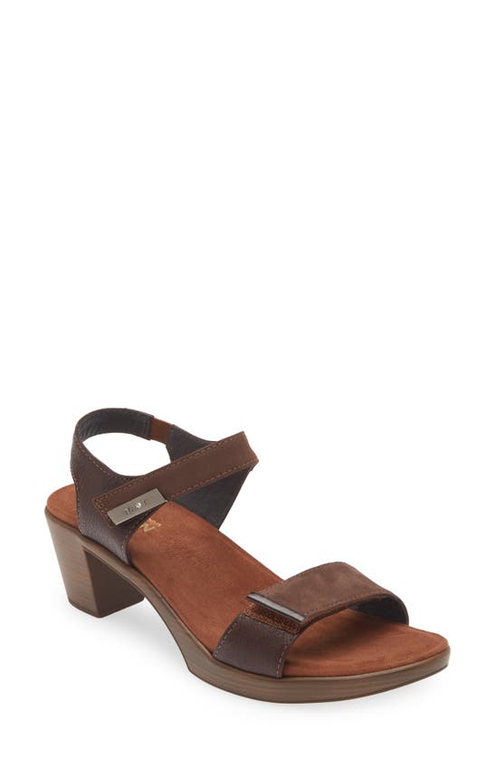 Shop Naot 'intact' Sandal In Coffee Bean Brown