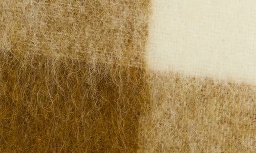 Acne Studios Vally Soft Alpaca Blend Scarf In Taupe/green/black