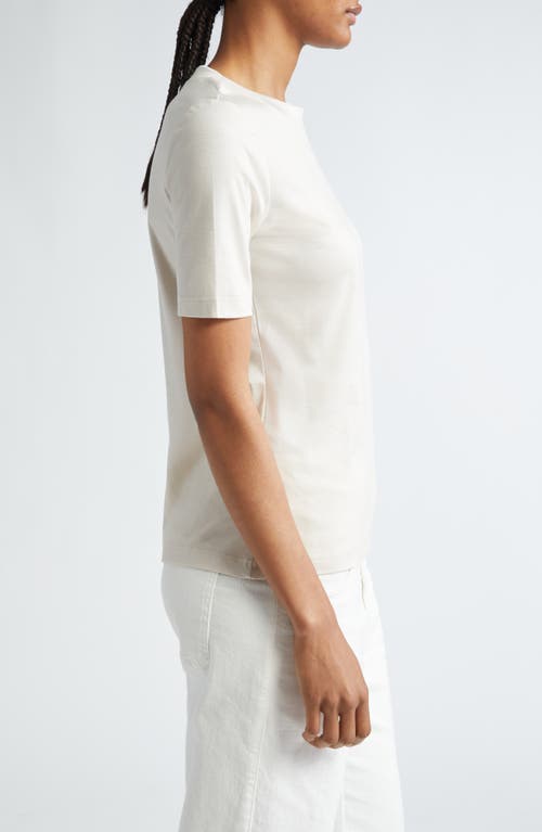 Eleventy Layered Crewneck T-shirt In Sand