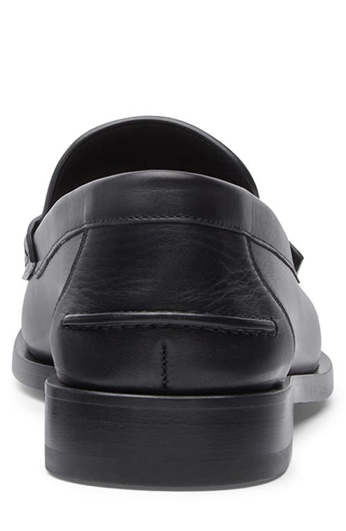 Fendi Men O' Lock Leather Loafer With Ff Insert In Black