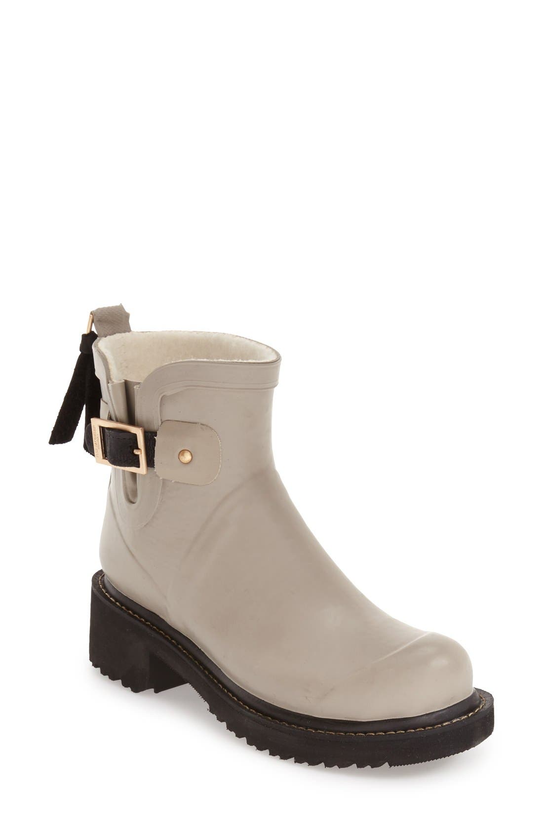 Ilse Jacobsen Short Waterproof Rubber Boot, Grey
