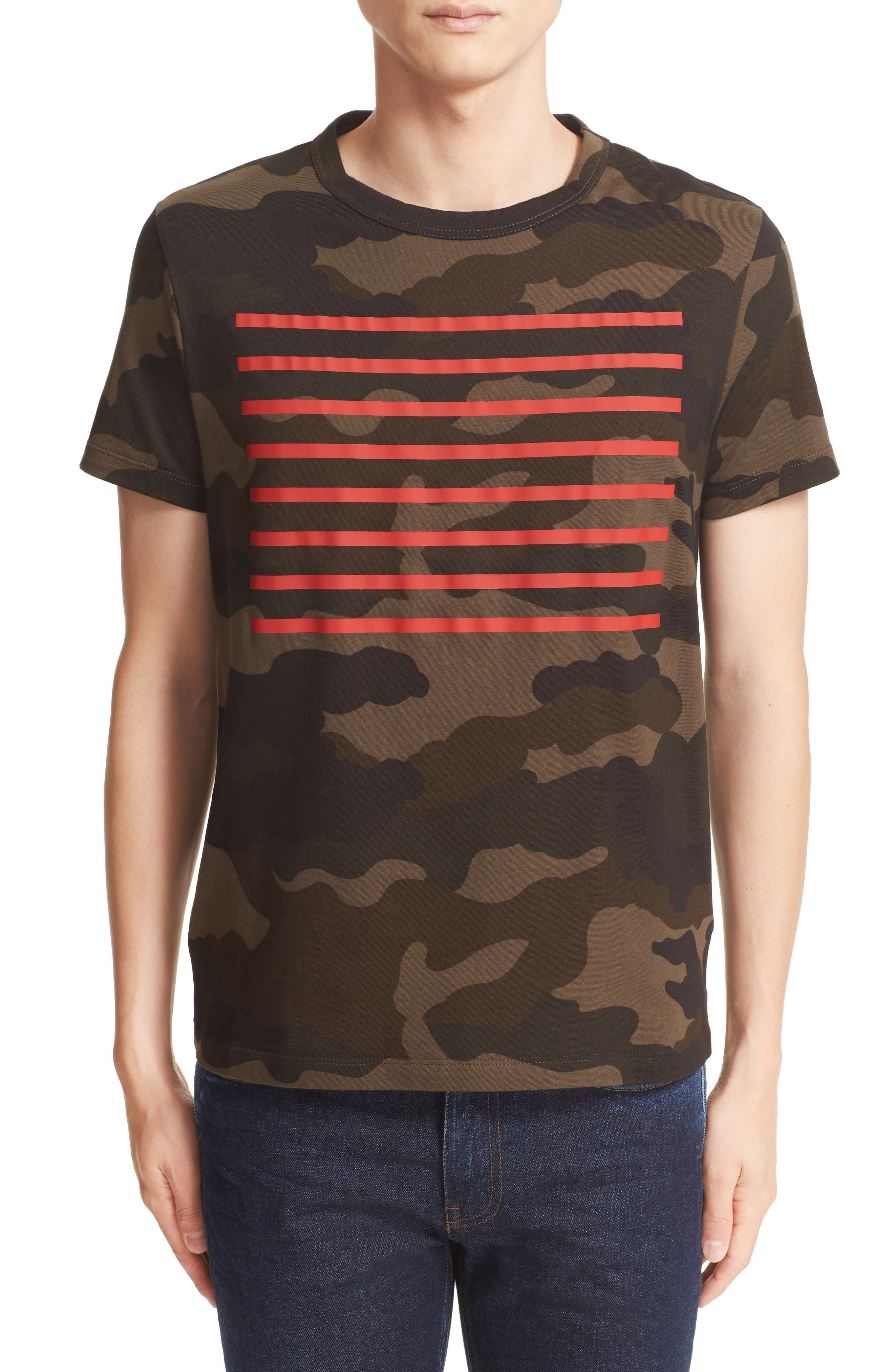 Moncler Camo Stripe T-Shirt | Nordstrom