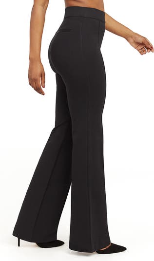 NEW Spanx Flare Ponte Pants in Black - size M #1243