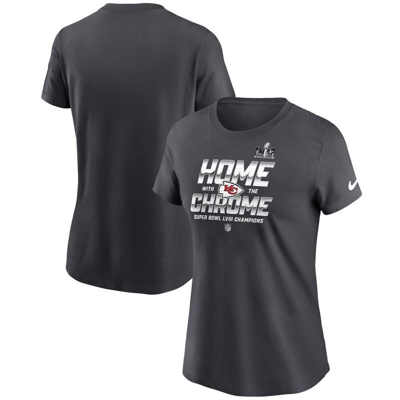 Shop Nike Anthracite Kansas City Chiefs Super Bowl Lviii Champions Parade T-shirt