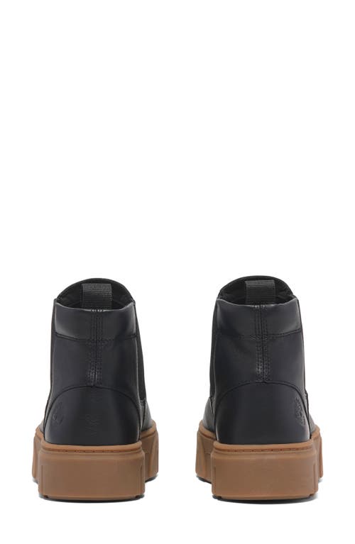Timberland Laurel Court Pull-on Sneaker Boot In Black Full Grain