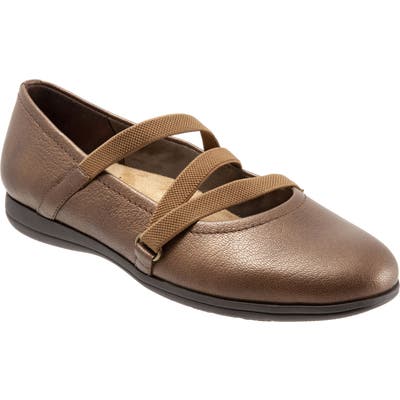 Trotters Della Skimmer Flat, Brown
