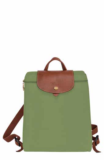 Shop Longchamp Le Pliage Green Mini Backpack