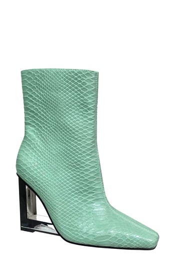 Ninety Union Fire Snip Toe Bootie In Mint