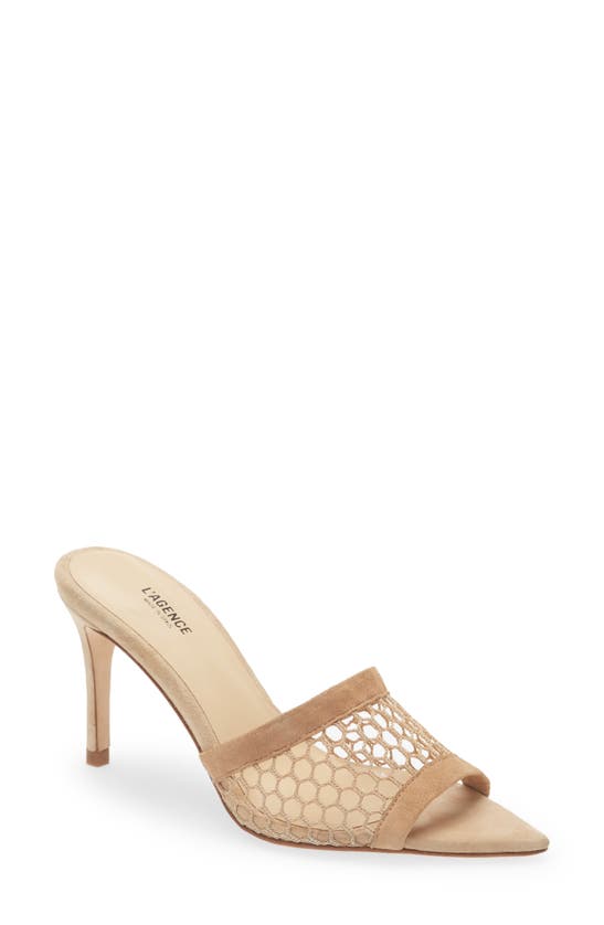 L'agence Pointed Toe Sandal In Nude