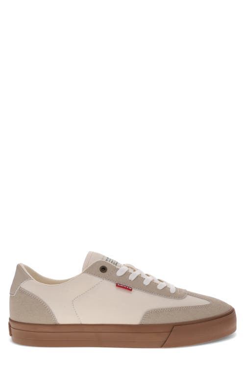 Shop Levi's® Lux Vulcanized Sneaker In Winter White/gum