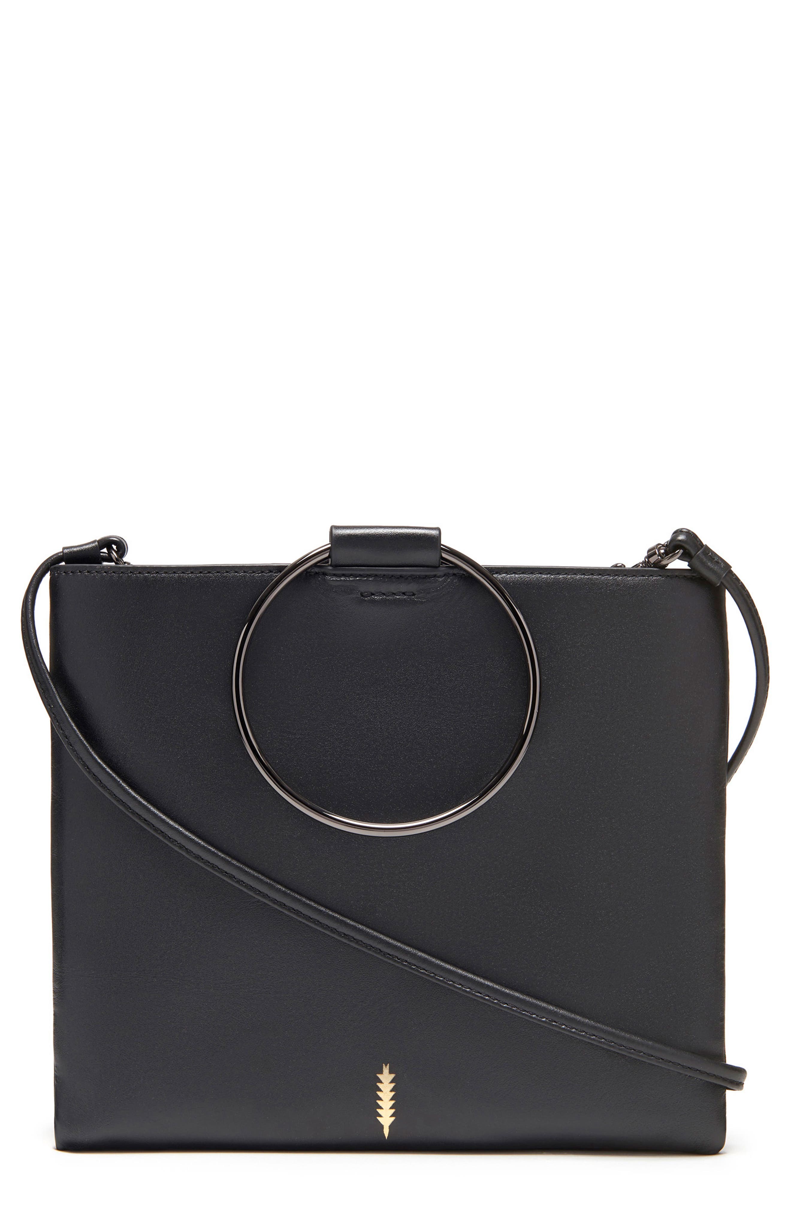 Thacker Le Pouch Leather Ring Handle Crossbody Bag Nordstrom