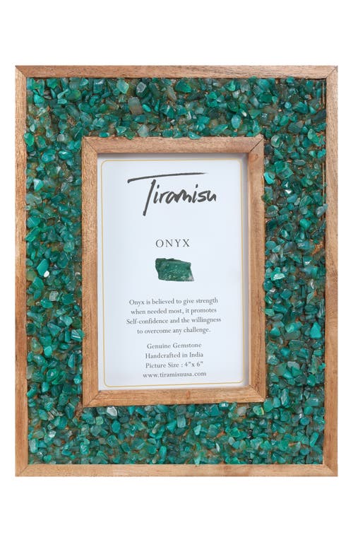 Tiramisu Sea Of Green Onyx Picture Frame In Green
