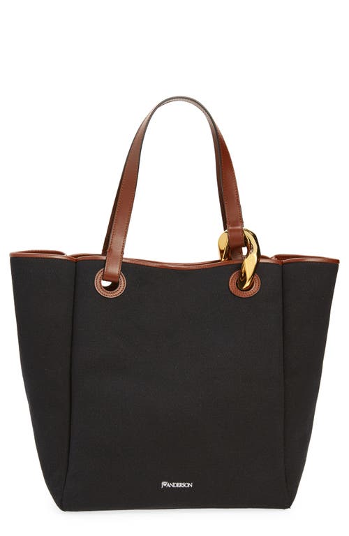 JW Anderson The Corner Canvas Tote in Dark Navy at Nordstrom