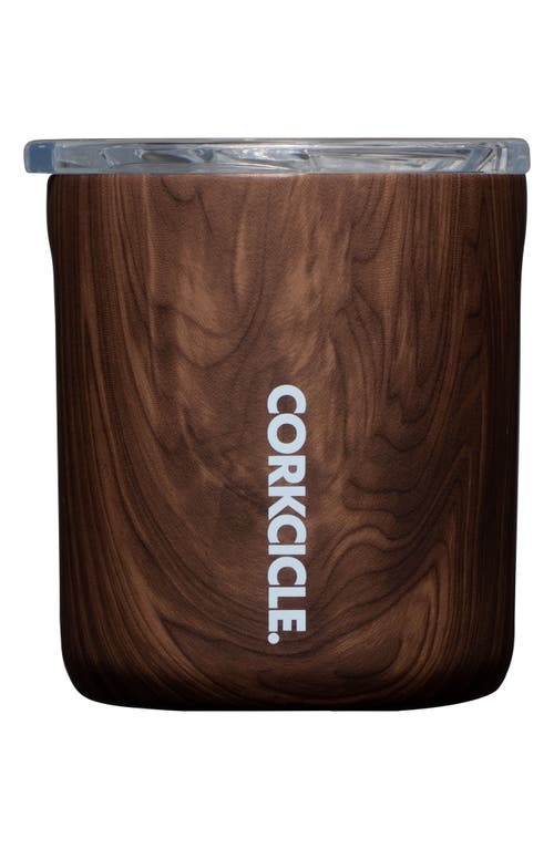 Corkcicle Buzz Cup 12-Ounce Insulated Tumbler in Walnut Wood
