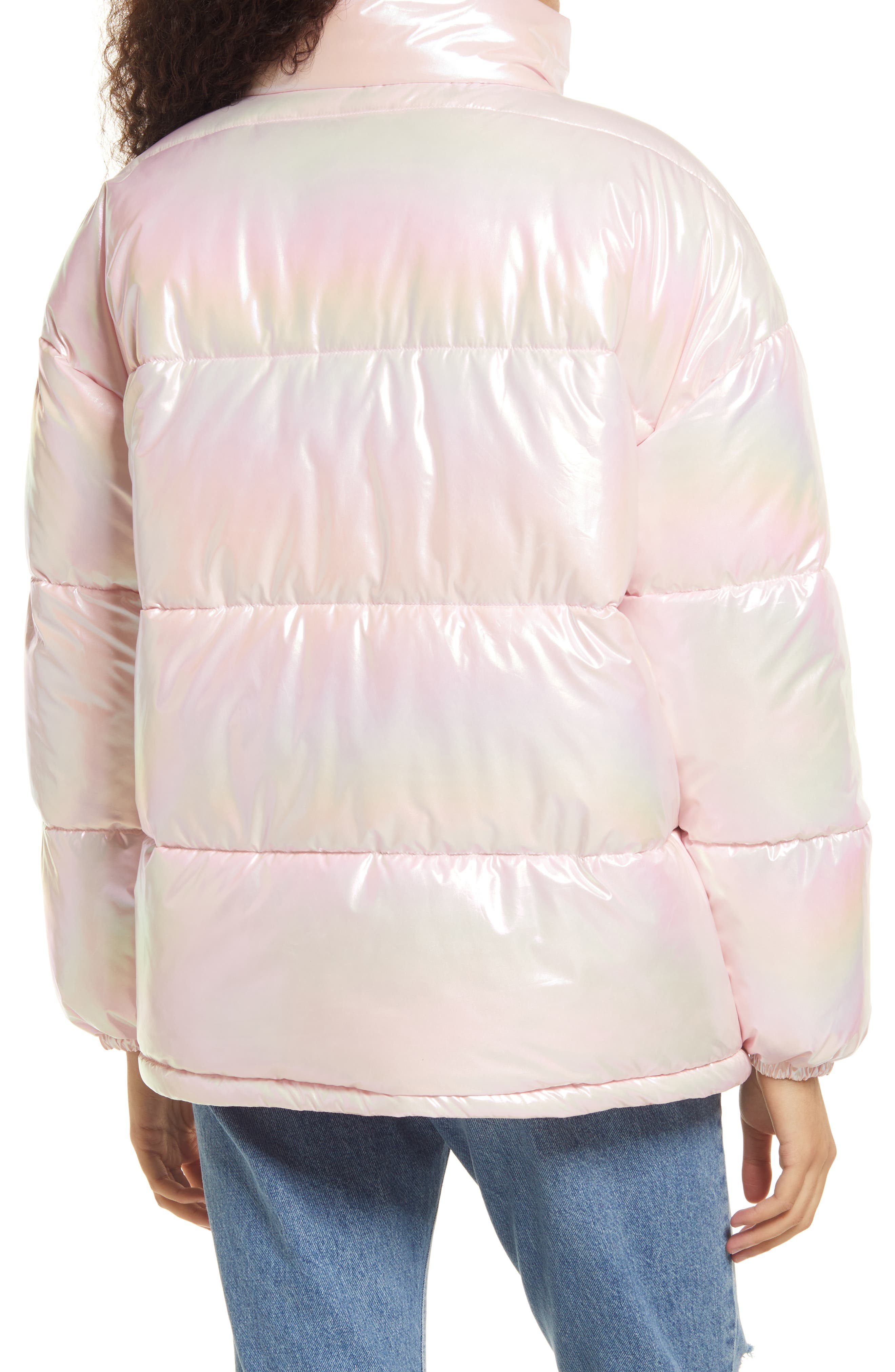 pink iridescent jacket