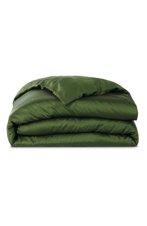 Sijo Eucalyptus Tencel Lyocell Duvet Cover in Forest at Nordstrom, Size Twin