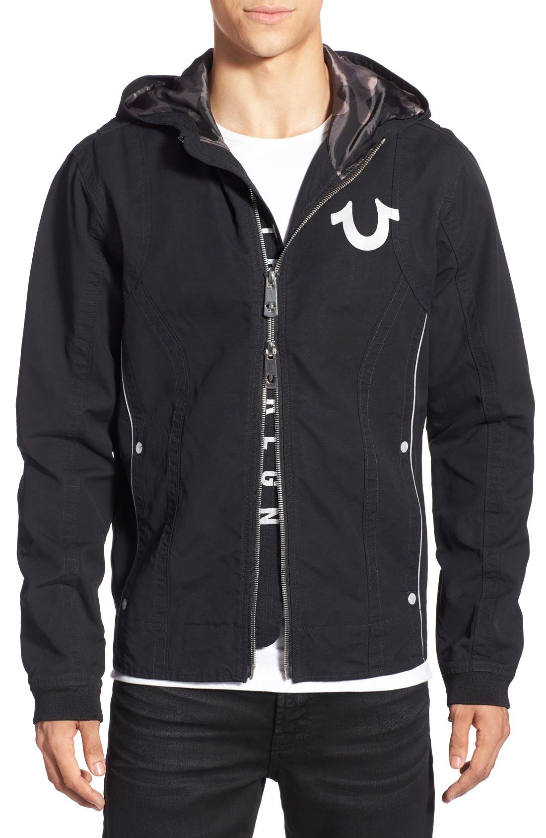 true religion reflective jacket