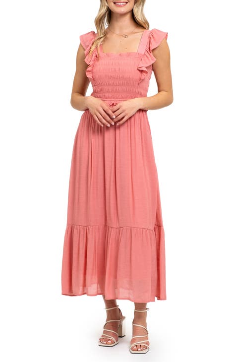 Light Pink Maxi Dress - Ruffle Tiered Maxi Dress - Pink Gown - Lulus