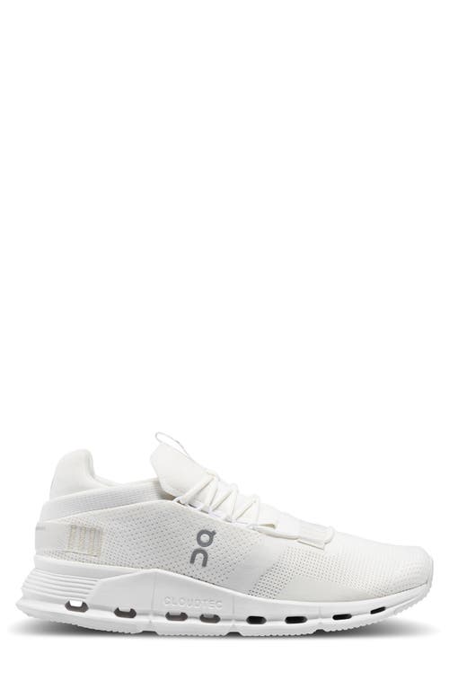 Shop On Cloudnova Sneaker In Undyed-white/white