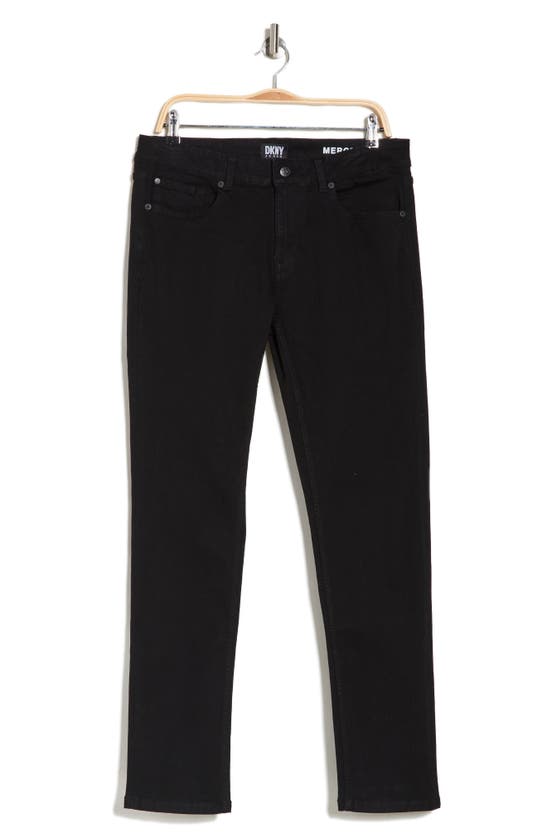 Shop Dkny Sportswear Dkny Slim Mercer Jeans In Black Rinse