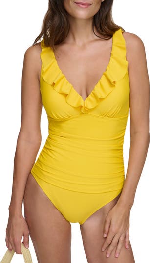 Dkny one sale piece swimsuit