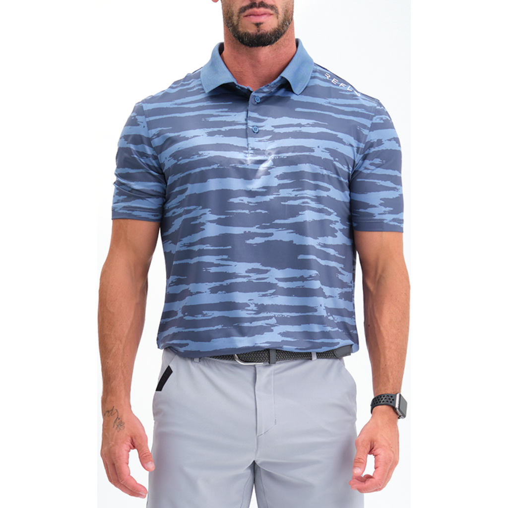 Reflo Tagus Performance Sustainable Polo In Dark Forest
