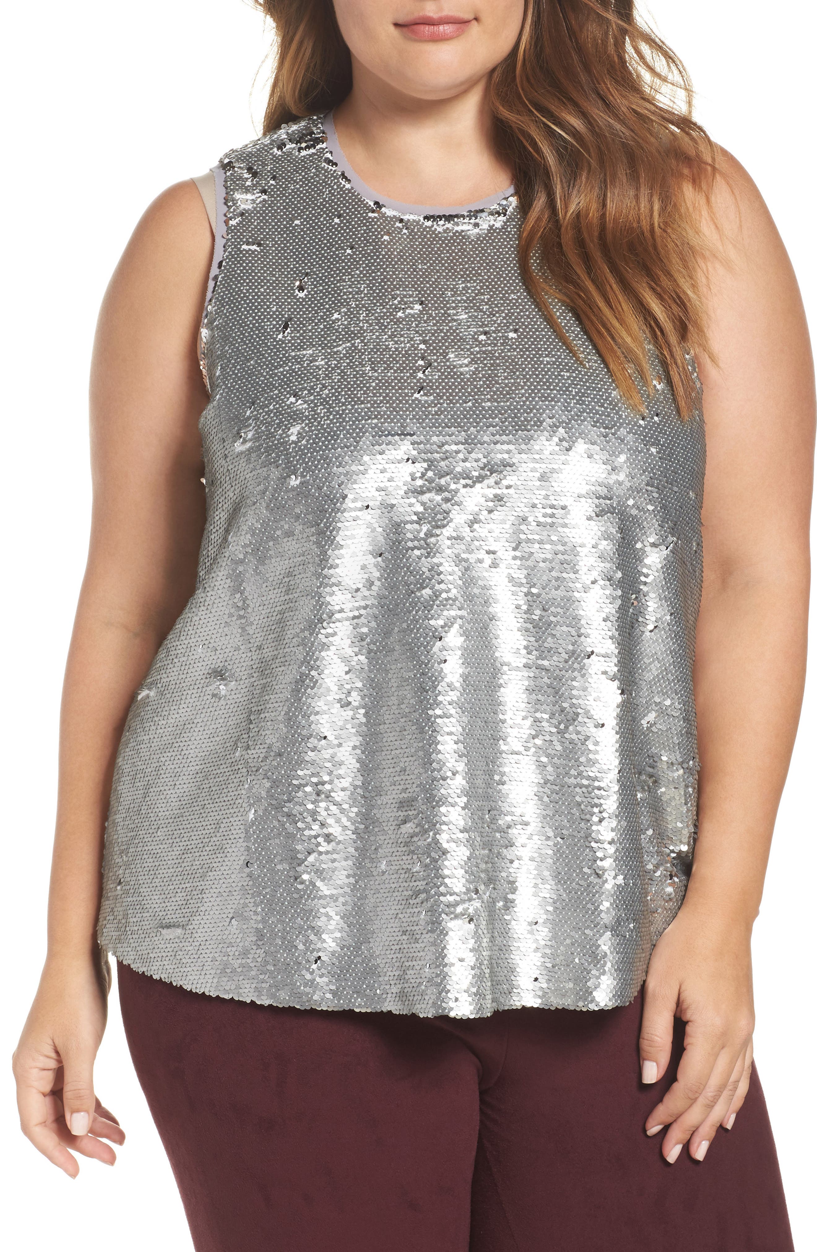 rachel roy sequin top