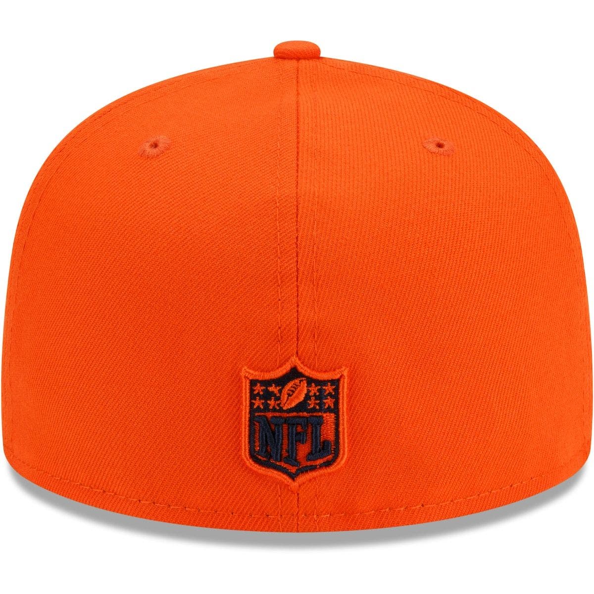 Denver Broncos Hat Fitted Men's 59FIFTY Official Sideline Orange New Era 