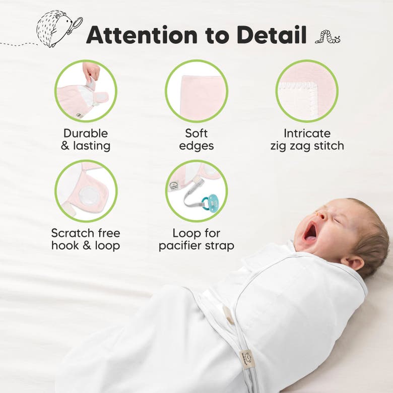 Shop Keababies 3-pack Soothe Swaddle Wraps In Candy