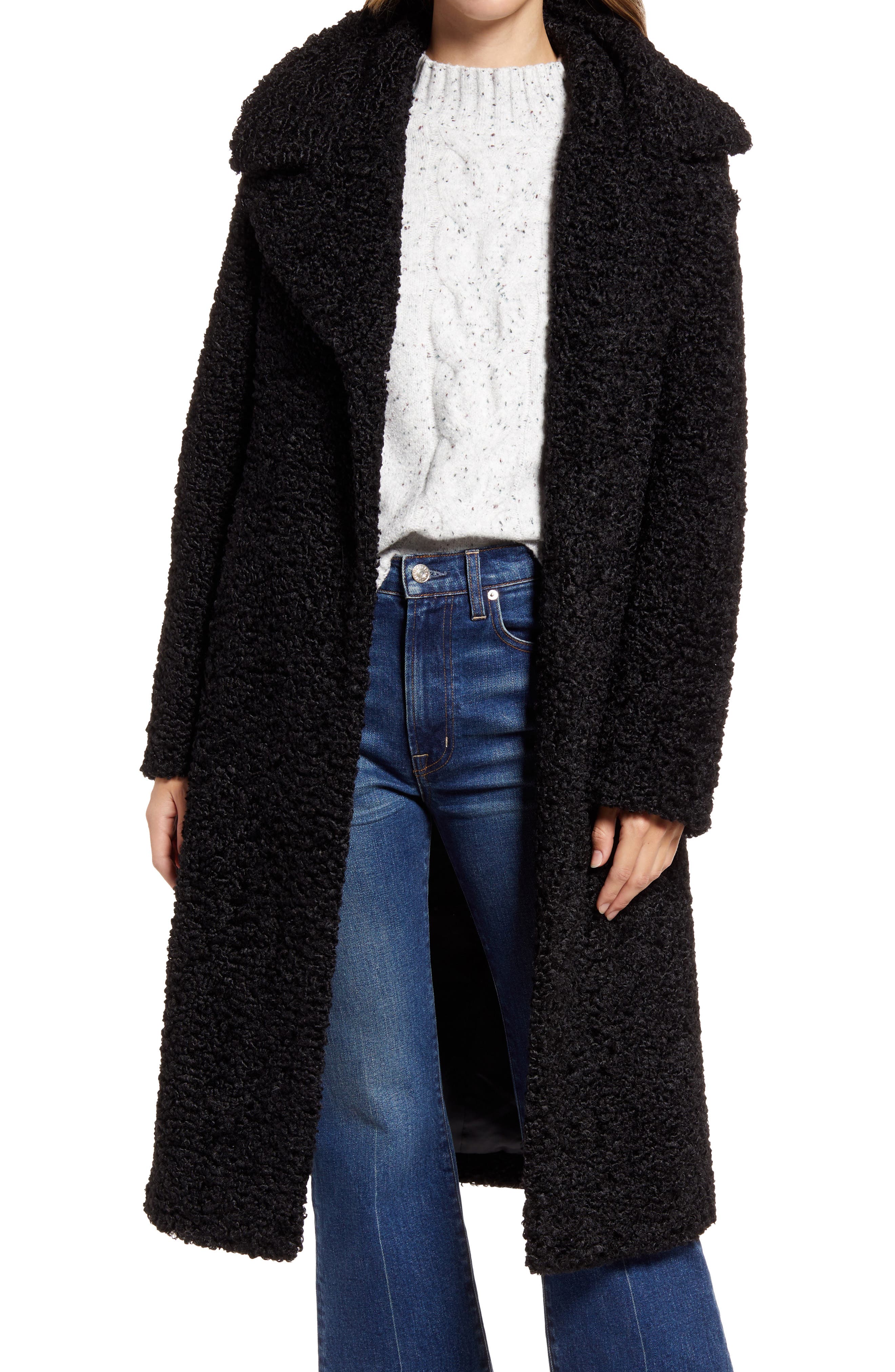 teddy bear maxi coat