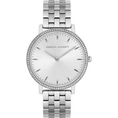 Rebecca Minkoff Major Crystal Bezel Bracelet Watch, 35Mm