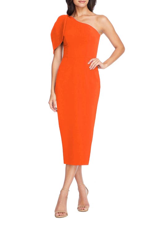 Tiffany One-Shoulder Midi Dress