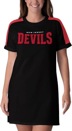 New Jersey Devils G-III 4Her by Carl Banks Women's Spring Training Camp  Dress - Black/Red