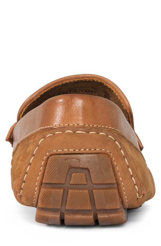 Donald Pliner Damiano Woven Moc Toe Loafer In Saddle